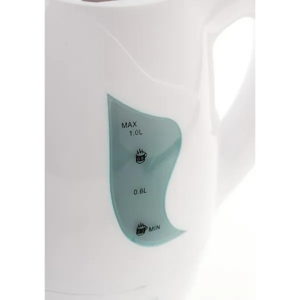 Water Kettle and Electric Teakettle Adler AD 08w White 1 L Plastic