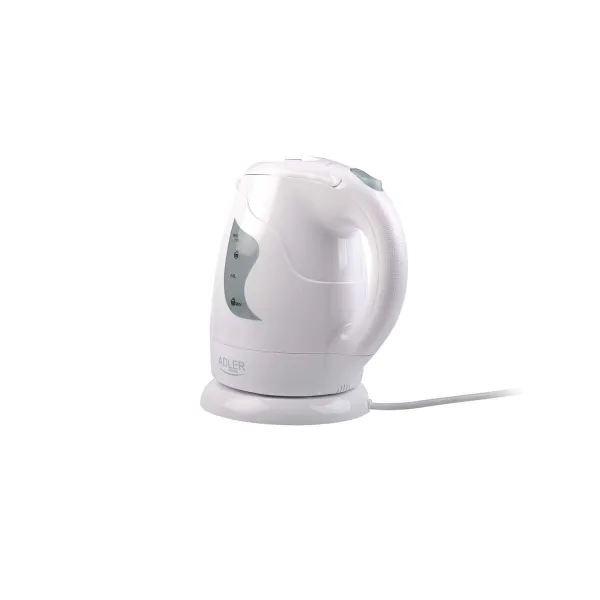 Water Kettle and Electric Teakettle Adler AD 08w White 1 L Plastic