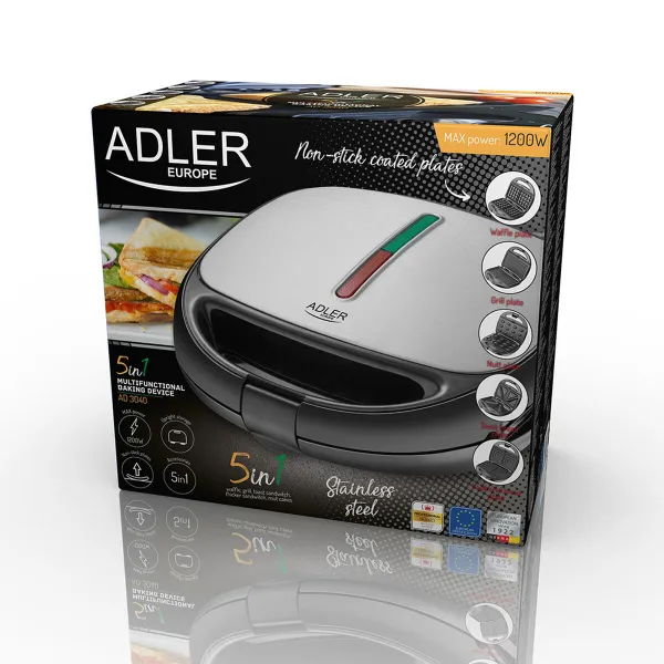 Voileipäkone Adler AD 3040 Musta 1200 W