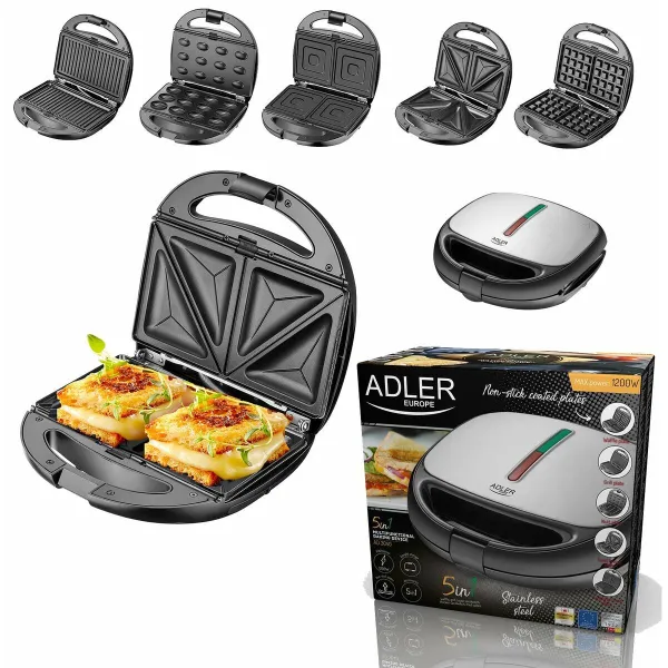 Voileipäkone Adler AD 3040 Musta 1200 W