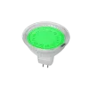 LED20 MR16-GREEN,1.5W,12V