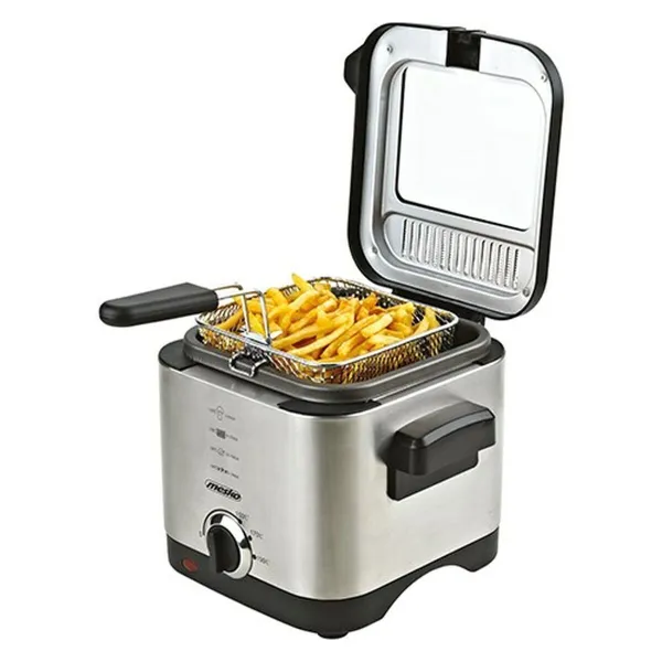 Deep-fat Fryer Mesko MS 4910 Silver 900 W 1,5 L