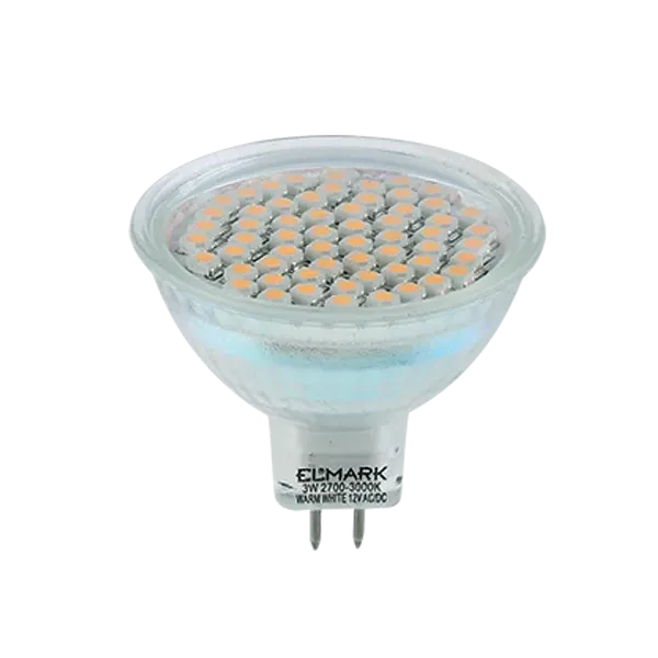 LED LAMP LED60SMD3528 3W GU5,3 12V YELLOW