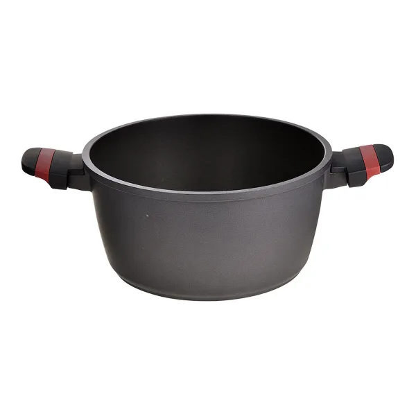 Кастрюля с крышкой San Ignacio denia experto Чёрный Красный Ø 24 cm