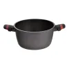 Кастрюля с крышкой San Ignacio denia experto Чёрный Красный Ø 24 cm