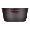Кастрюля с крышкой San Ignacio denia experto Чёрный Красный Ø 24 cm