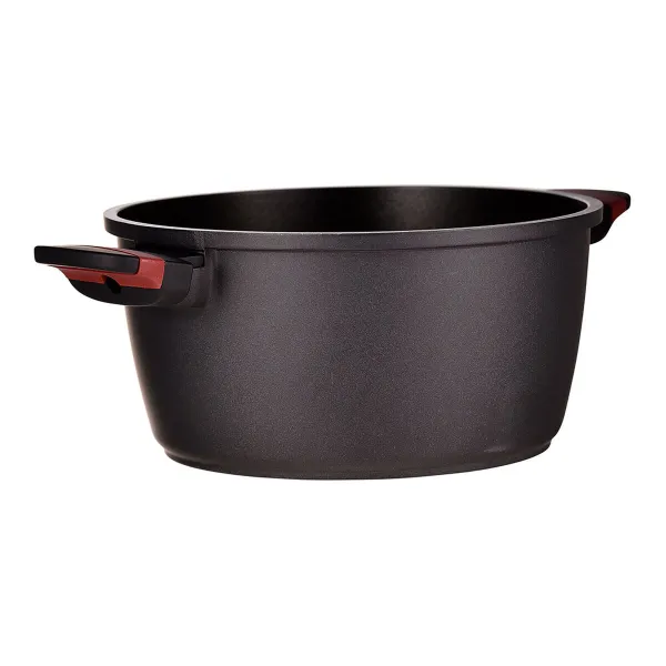 Кастрюля с крышкой San Ignacio denia experto Чёрный Красный Ø 24 cm