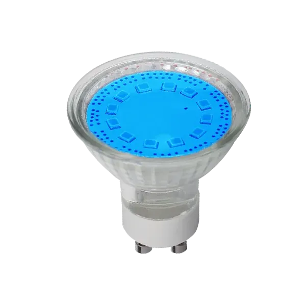 LED LAMP SMD2835 3W GU10 230V 3000K BLUE