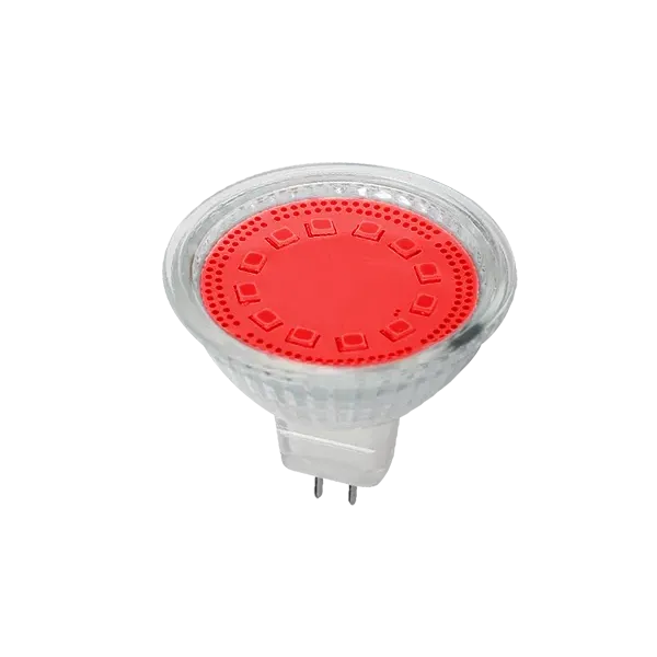 LED LAMP MR16 SMD2835 3W G5,3 12V 3000K RED