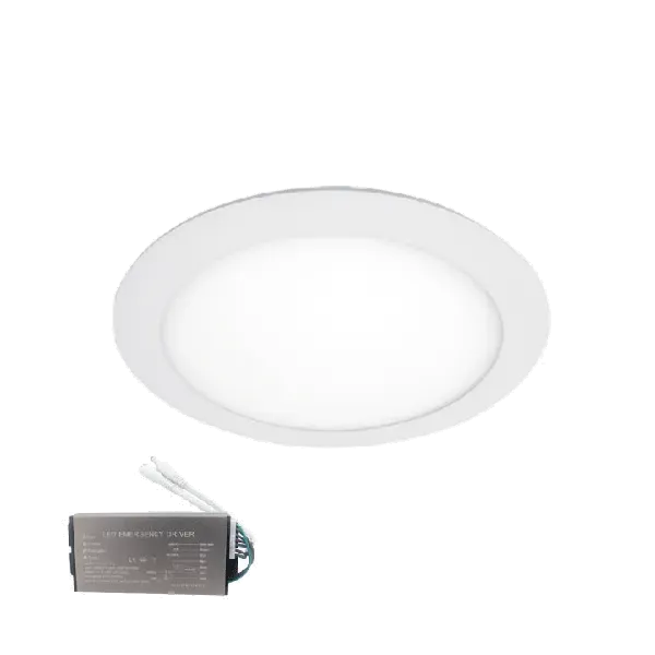 LED PANEL ROUND 10W 6500K IP65+EMERGENCY KIT