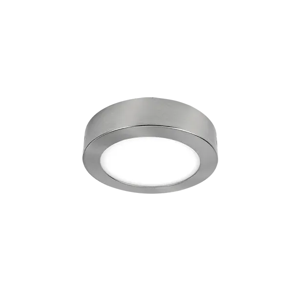 LED PANEL ROUND SURFACE MOUNT 13W 2700-3000K SATIN NICKEL