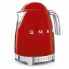 Vedenkeitin Smeg 2400 W 1,7 L Punainen Ruostumaton teräs Muovinen