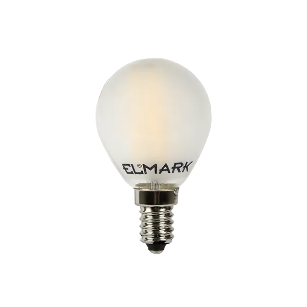 LED LAMP GLOBE G45 FILAMENT 2W E14 230V 2700K FROSTED