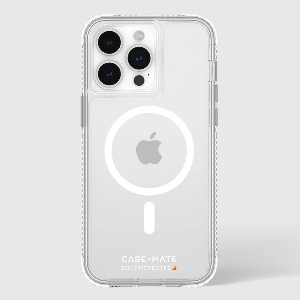 Case-Mate Ultra Tough plus D3O MagSafe - iPhone 15 Pro Max Case (Clear)
