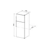 Комбинированный холодильник Smeg FD32F Белый