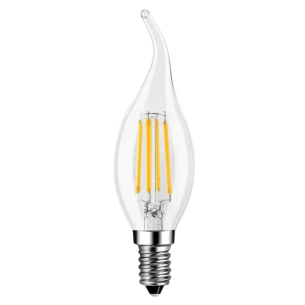 LED LAMP FLAME 6W E14 230V WARM WHITE