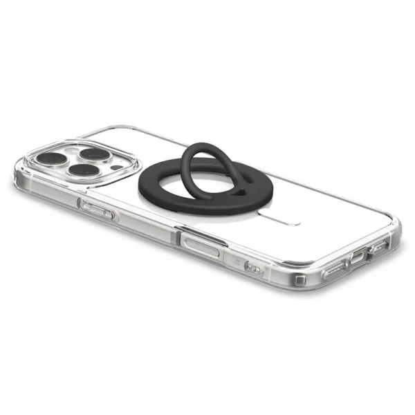Spigen Dual Pop Mag MagSafe - Magnetic Finger Holder for Phone (Black)
