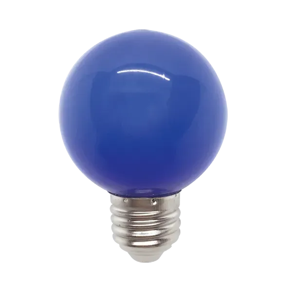 LED LAMP GLOBE G60 3W E27 BLUE