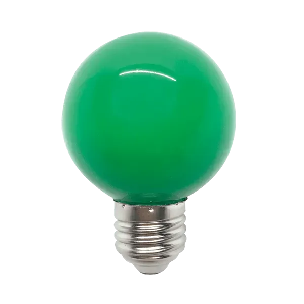 LED LAMP GLOBE G60 3W E27 GREEN