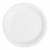 Set of reusable plates Maxi Products White Plastic 100 Pieces
