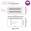 Tosteris Grunkel 1400 W Dubultā atvere