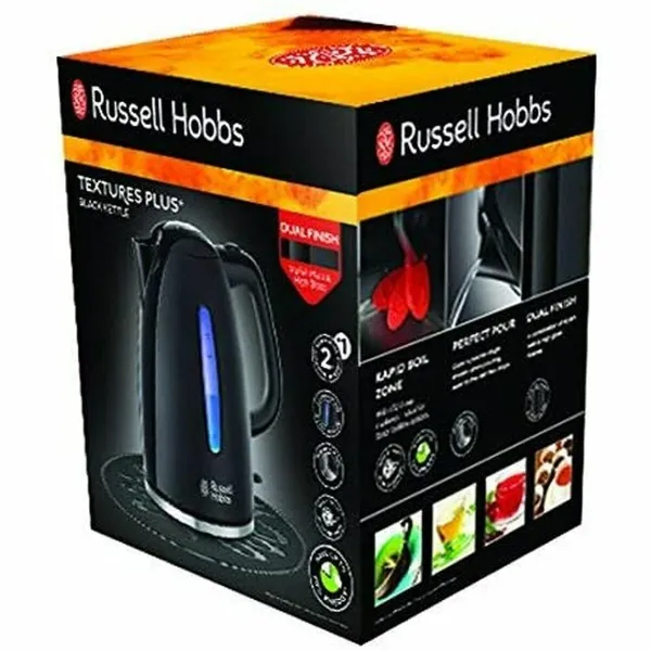 Vedenkeitin Russell Hobbs Hopeinen Ruostumaton teräs 2200 W 1,7 L