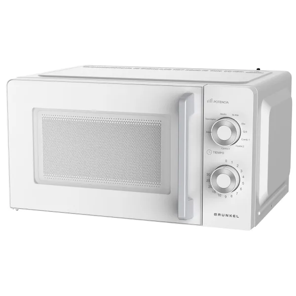 Grilliga Mikrolaineahi Grunkel Valge 700 W 20 L