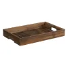 поднос для закусок 48 x 32 x 6 cm Натуральный древесина ели 3 Предметы