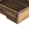 Užkandžių dėklas 48 x 32 x 6 cm Natūralus Eglės mediena 3 Dalys