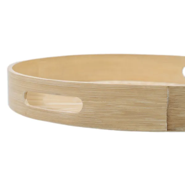 поднос для закусок Бежевый Бамбук 35 x 35 x 5 cm Деревянный MDF