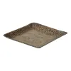 Uzkodu paplāte 24,5 x 24,5 x 2 cm Alumīnijs Bronza