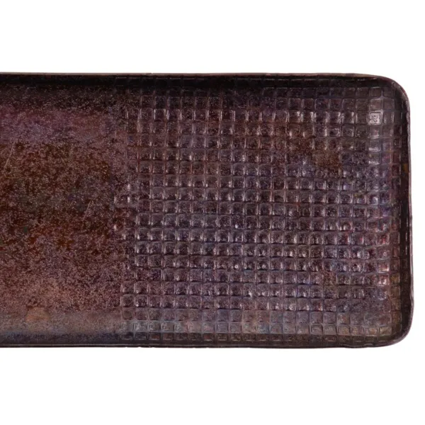 Užkandžių dėklas 32 x 12 x 2 cm Aliuminis Bronzinis