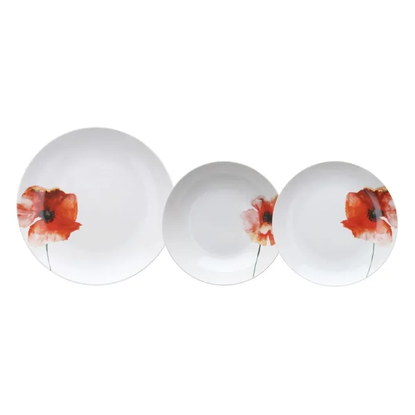 Māla trauki Balts Daudzkrāsains Porcelāns Magone 1 cm 37 x 23 x 30 cm 18 Daudzums