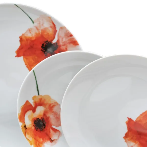 Māla trauki Balts Daudzkrāsains Porcelāns Magone 1 cm 37 x 23 x 30 cm 18 Daudzums