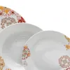 Stalo reikmenys Bordo Garstyčios Porcelianas 1 cm 37 x 23 x 30 cm 18 Dalys
