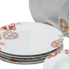 Stalo reikmenys Bordo Garstyčios Porcelianas 1 cm 37 x 23 x 30 cm 18 Dalys