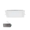 LED PANEL SQUARE RECESSED MOUNT 12W 6400K