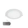 LED PANEL ROUND RECESSED MOUNT 6W 6400K+ EMERGENCY KIT