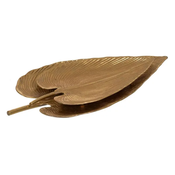 Välipalatarjotin Kullattu Rauta Levyt 72,5 x 36,5 x 5 cm (2 osaa)
