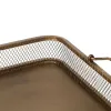 поднос для закусок Позолоченный Железо 40 x 40 x 10 cm