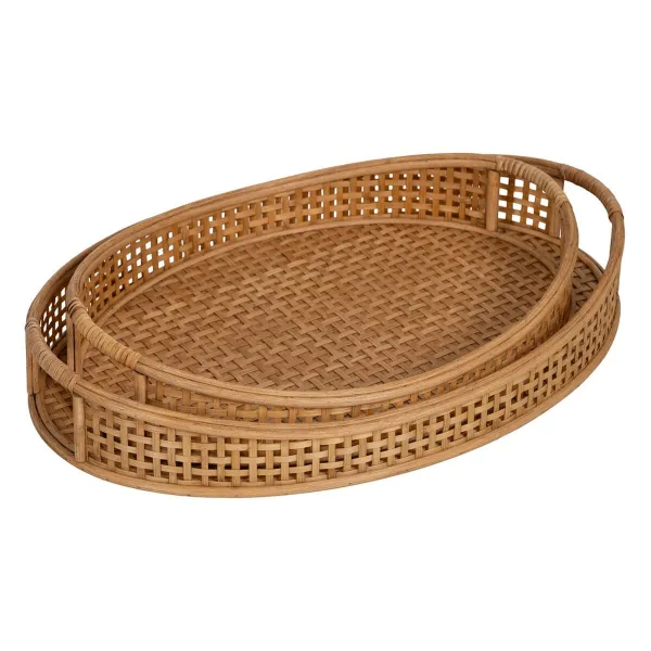 Paplāte Dabisks Bambuss 56 x 37 x 9,5 cm (2 gb.)