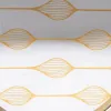 поднос для закусок Позолоченный PVC Стеклянный 42 x 42 x 4,2 cm (2 штук)