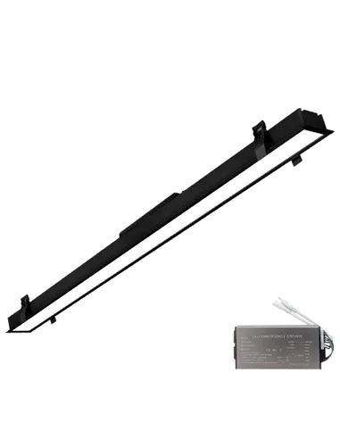 ELMARK LED PROFILE RECESSED 1500mm 50W 3000K BLACK