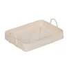Tarjotin Valkoinen Bambu Rottinki 45 x 34 x 13 cm (2 osaa)