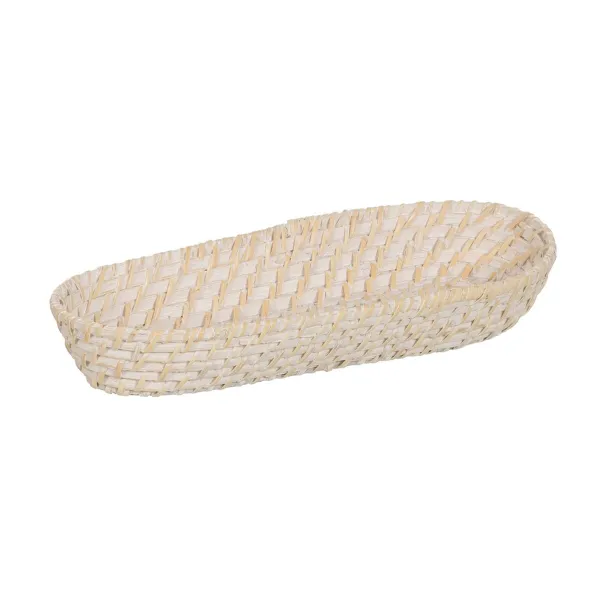 Padėklas Balta Bambukas Rotangas 44 x 17 x 7 cm (2 vnt.)