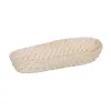 Tray White Bamboo Rattan 44 x 17 x 7 cm (2 Units)
