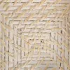Salvešu Turētājs Balts Bambuss Rotangpalma 18 x 18 x 6 cm