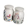Aliejaus ir acto rinkinys BERRIES Balta Raudona Žalia Medžio Keramikos dirbinys 210 ml 21 x 8,5 x 18 cm 4 Dalys