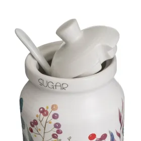 Piena un cukura trauks BERRIES Balts Sarkans Zaļš Keramika 250 ml 18,5 x 9 x 10 cm