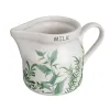 Piena un cukura trauks GREENS Balts Zaļš Keramika 250 ml 18,5 x 9 x 10 cm
